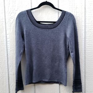 INC Grey Long Sleeve Sweater Small